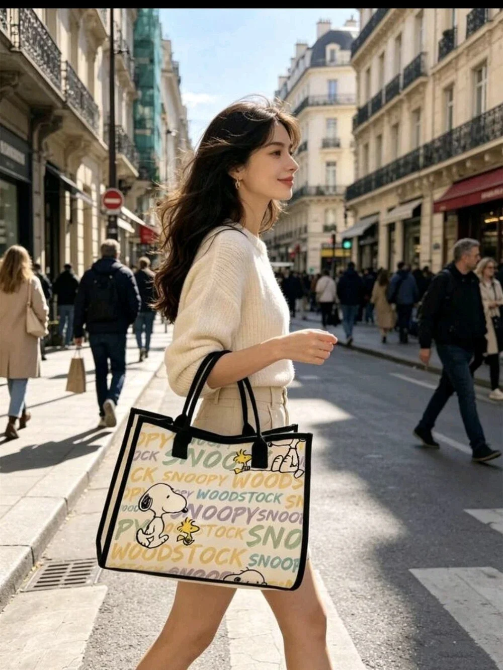 Snoopy Canvas Tote Bag